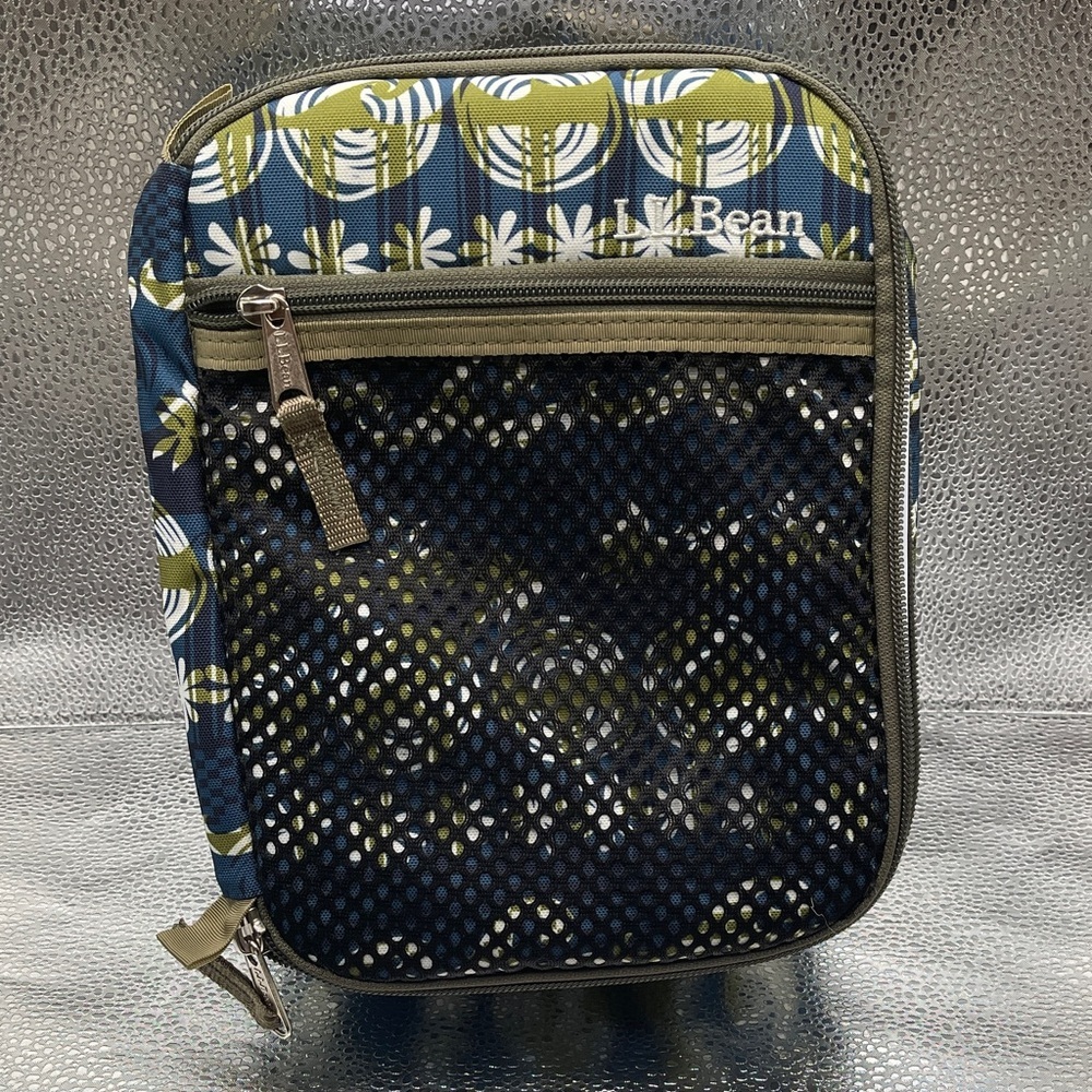 L.L. Bean Olive and Navy Toiletry Bag